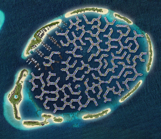 ВИДЕО: Првиот пловечки град во светот ќе ги спасува Малдивите од покаченото ниво на морето