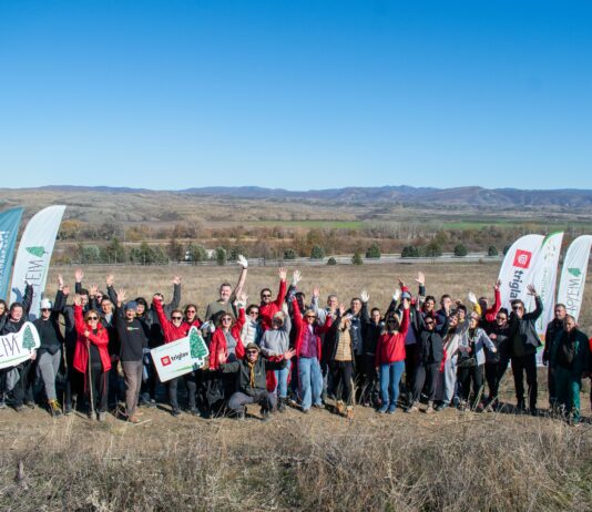 Вработените на Триглав Осигурување учествуваа во волонтерска акција за пошумување во регионот на Демир Капија