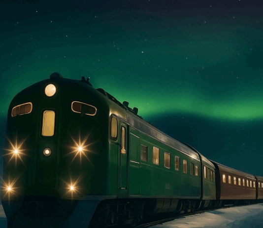 Норвешка воведува панорамски воз за набљудување на поларната светлина