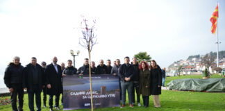 По Скопје, Зелената иницијатива на ТАВ Аеродроми „Садиме денес за одржливо утре“ реализирана и во Охрид