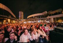 Неколку илјади посетители на прославата на третиот роденден на Diamond Mall со Петар Грашо и Јелена Розга